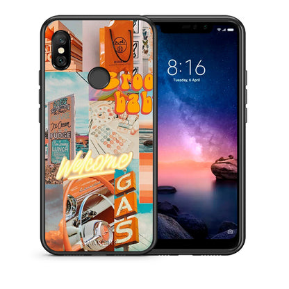 Θήκη Αγίου Βαλεντίνου Xiaomi Redmi Note 6 Pro Groovy Babe από τη Smartfits με σχέδιο στο πίσω μέρος και μαύρο περίβλημα | Xiaomi Redmi Note 6 Pro Groovy Babe case with colorful back and black bezels