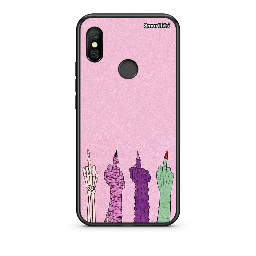 Xiaomi Redmi Note 6 Pro Halloween Be A Lady Θήκη από τη Smartfits με σχέδιο στο πίσω μέρος και μαύρο περίβλημα | Smartphone case with colorful back and black bezels by Smartfits