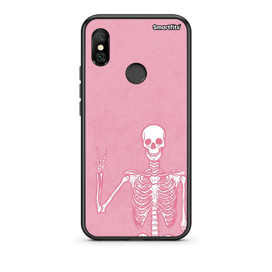 Xiaomi Redmi Note 6 Pro Halloween Motivation Θήκη από τη Smartfits με σχέδιο στο πίσω μέρος και μαύρο περίβλημα | Smartphone case with colorful back and black bezels by Smartfits