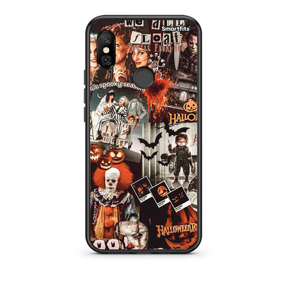 Xiaomi Redmi Note 6 Pro Halloween Spooky Season Θήκη από τη Smartfits με σχέδιο στο πίσω μέρος και μαύρο περίβλημα | Smartphone case with colorful back and black bezels by Smartfits