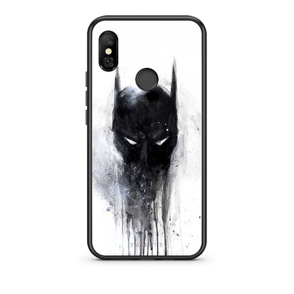 4 - Xiaomi Redmi Note 6 Pro Paint Bat Hero case, cover, bumper