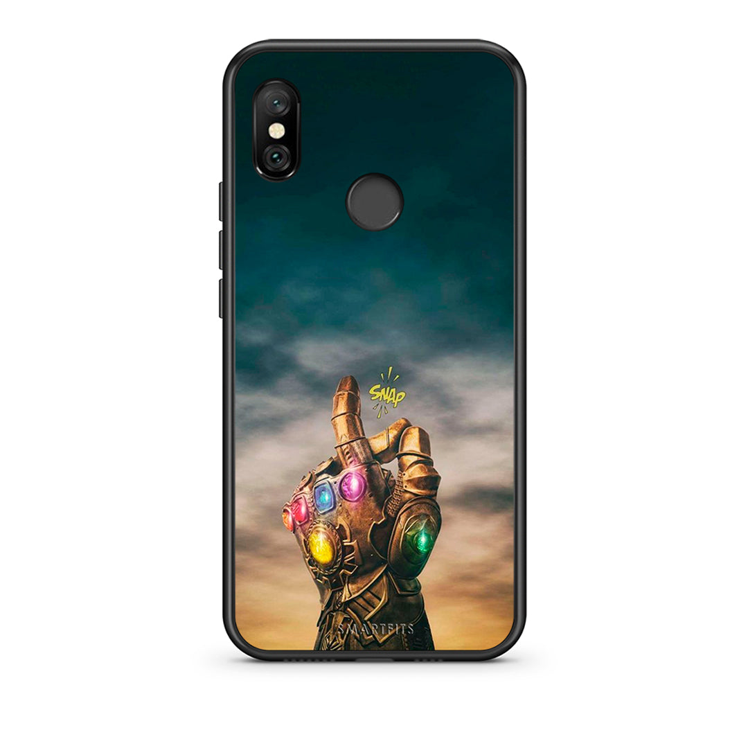Xiaomi Redmi Note 6 Pro Infinity Snap θήκη από τη Smartfits με σχέδιο στο πίσω μέρος και μαύρο περίβλημα | Smartphone case with colorful back and black bezels by Smartfits