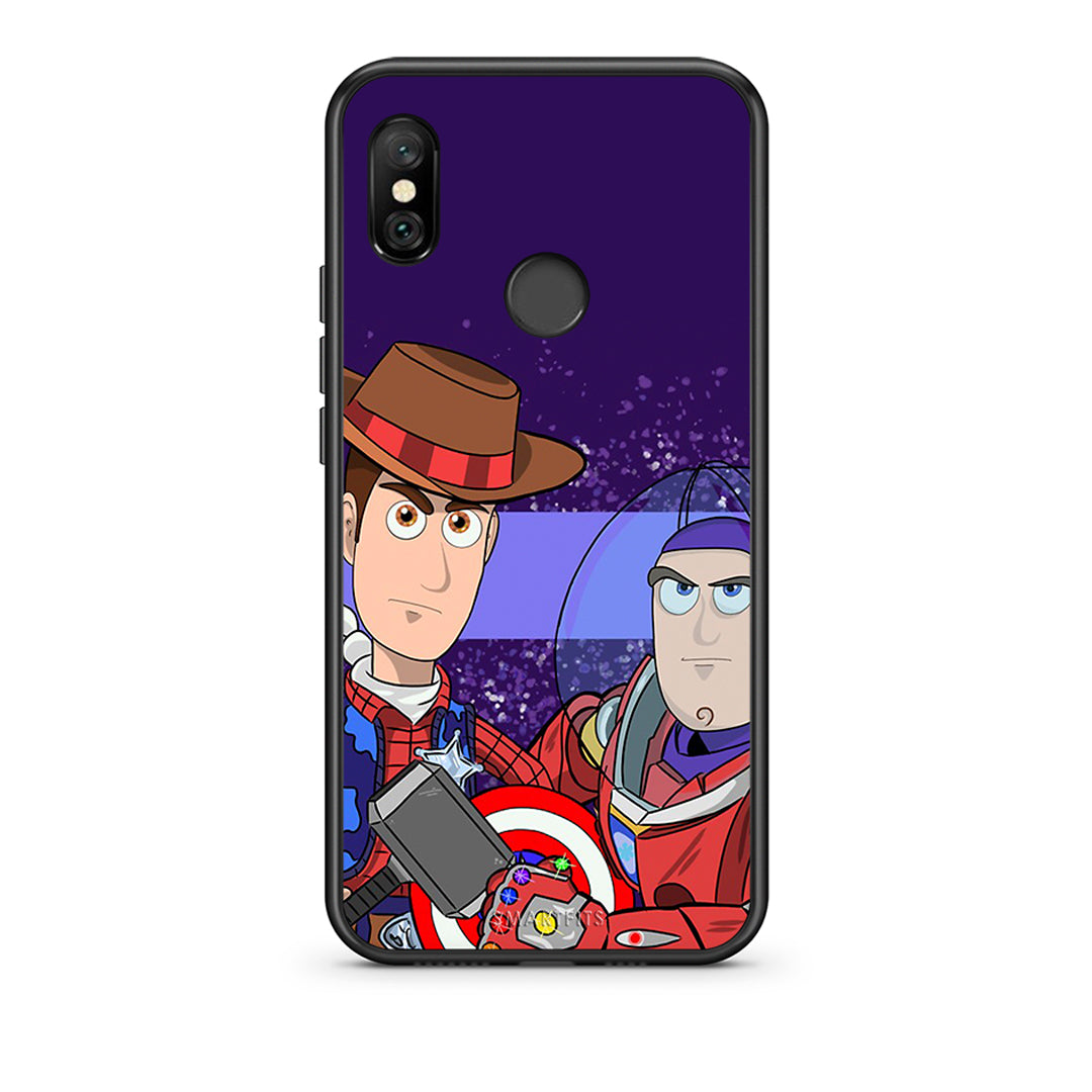 Xiaomi Redmi Note 6 Pro Infinity Story θήκη από τη Smartfits με σχέδιο στο πίσω μέρος και μαύρο περίβλημα | Smartphone case with colorful back and black bezels by Smartfits