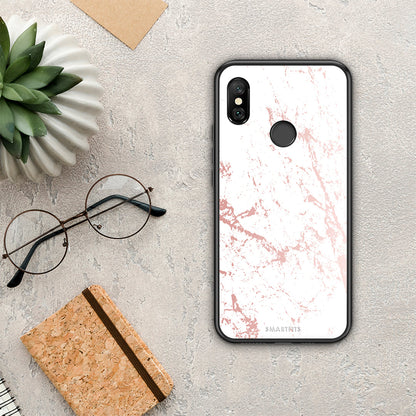 Marble Pink Splash - Xiaomi Redmi Note 6 Pro θήκη