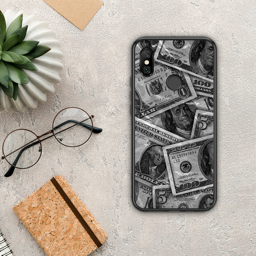 Money Dollars - Xiaomi Redmi Note 6 Pro θήκη