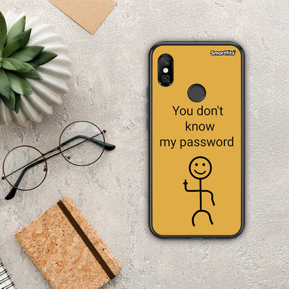 My Password - Xiaomi Redmi Note 6 Pro θήκη