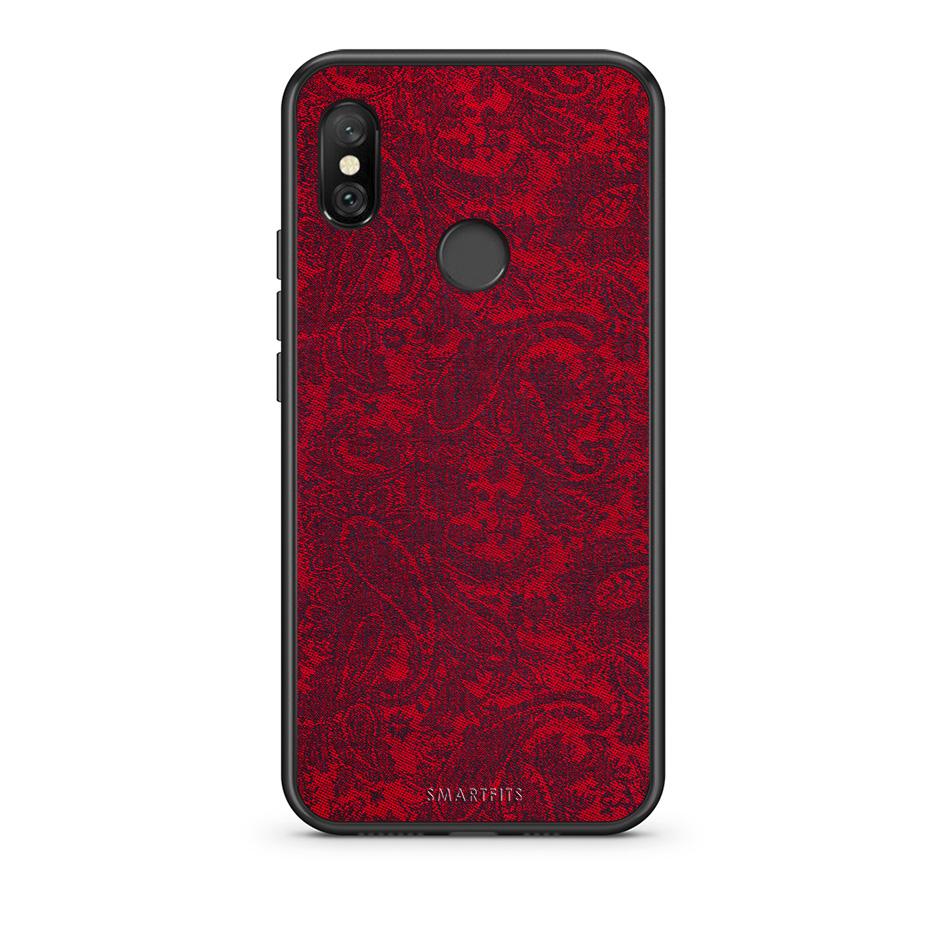 Xiaomi Redmi Note 6 Pro Paisley Cashmere θήκη από τη Smartfits με σχέδιο στο πίσω μέρος και μαύρο περίβλημα | Smartphone case with colorful back and black bezels by Smartfits