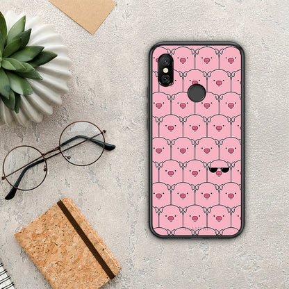 Pig Glasses - Xiaomi Redmi Note 6 Pro θήκη