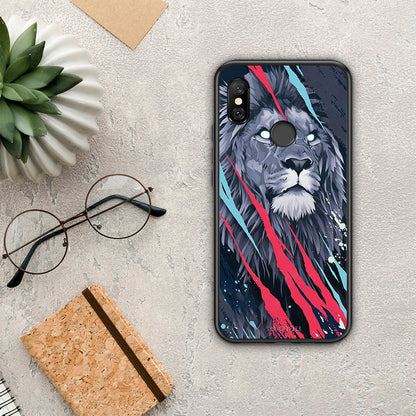 PopArt Lion Designer - Xiaomi Redmi Note 6 Pro θήκη