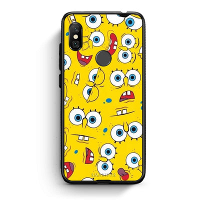 4 - Xiaomi Redmi Note 6 Pro Sponge PopArt case, cover, bumper