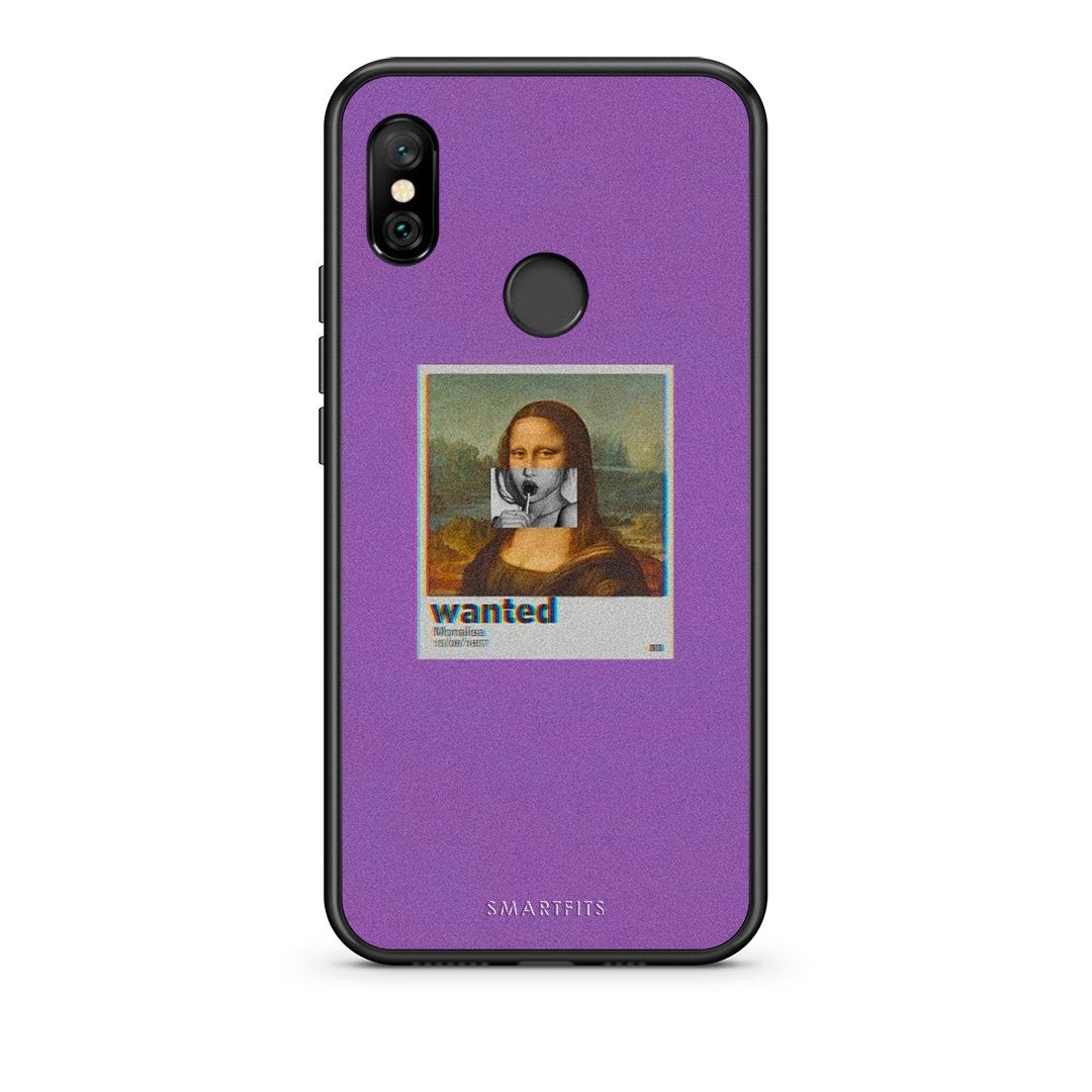 4 - Xiaomi Redmi Note 6 Pro Monalisa Popart case, cover, bumper