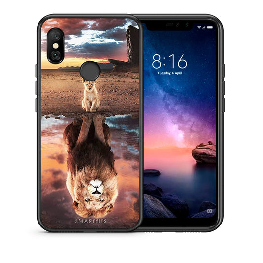Θήκη Αγίου Βαλεντίνου Xiaomi Redmi Note 6 Pro Sunset Dreams από τη Smartfits με σχέδιο στο πίσω μέρος και μαύρο περίβλημα | Xiaomi Redmi Note 6 Pro Sunset Dreams case with colorful back and black bezels