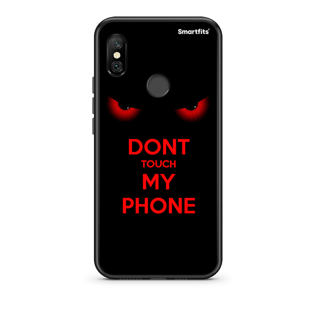 Xiaomi Redmi Note 6 Pro Touch My Phone Θήκη από τη Smartfits με σχέδιο στο πίσω μέρος και μαύρο περίβλημα | Smartphone case with colorful back and black bezels by Smartfits