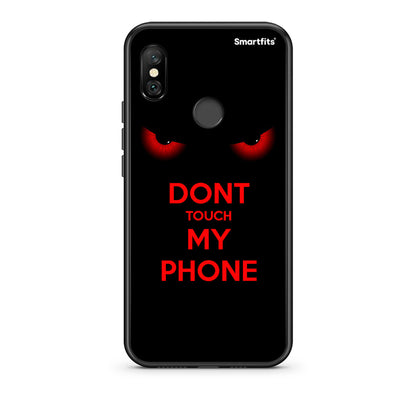 Xiaomi Redmi Note 6 Pro Touch My Phone Θήκη από τη Smartfits με σχέδιο στο πίσω μέρος και μαύρο περίβλημα | Smartphone case with colorful back and black bezels by Smartfits
