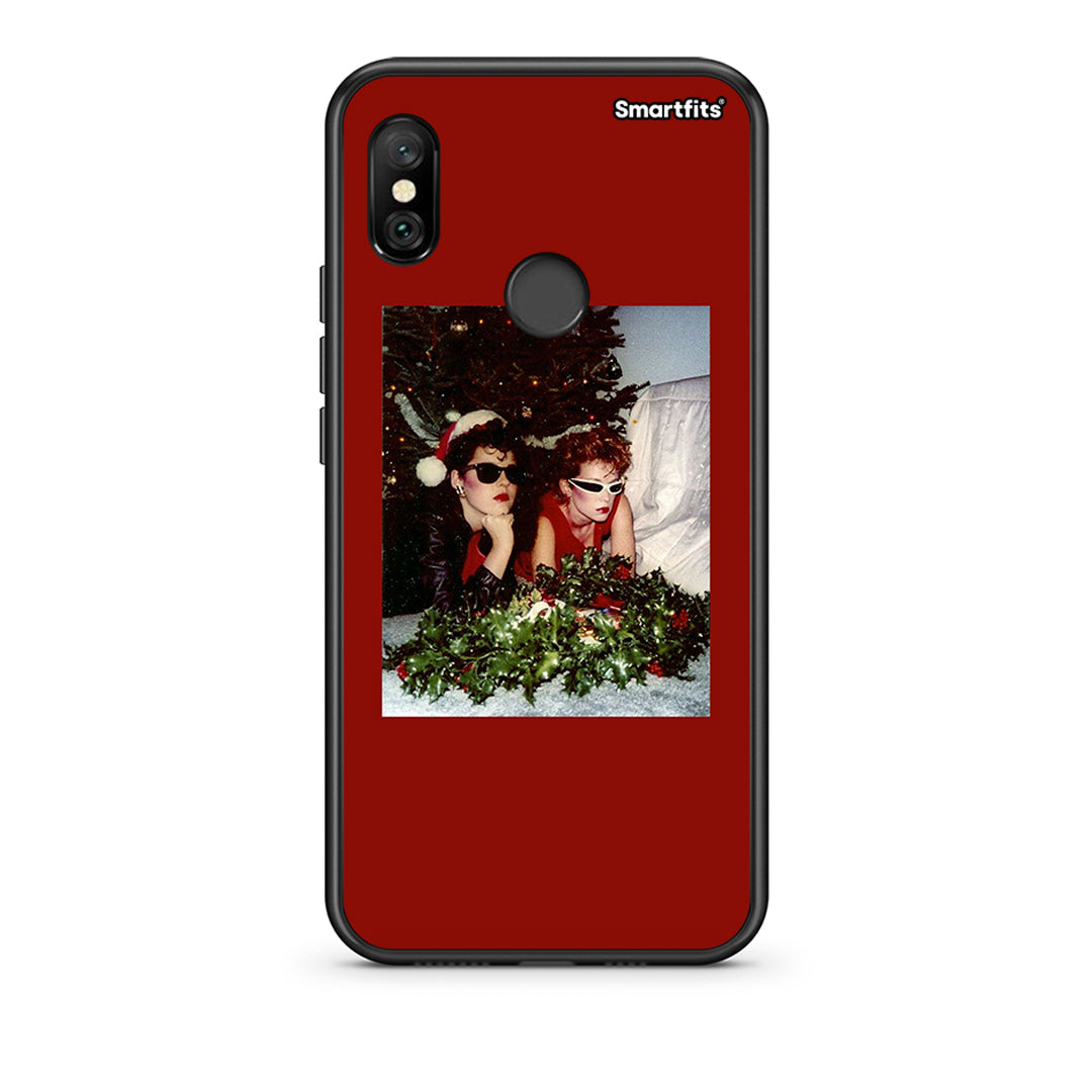 Xiaomi Redmi Note 6 Pro Waiting For Xmas θήκη από τη Smartfits με σχέδιο στο πίσω μέρος και μαύρο περίβλημα | Smartphone case with colorful back and black bezels by Smartfits
