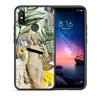 Thumbnail for Θήκη Xiaomi Redmi Note 6 Pro Woman Statue από τη Smartfits με σχέδιο στο πίσω μέρος και μαύρο περίβλημα | Xiaomi Redmi Note 6 Pro Woman Statue case with colorful back and black bezels