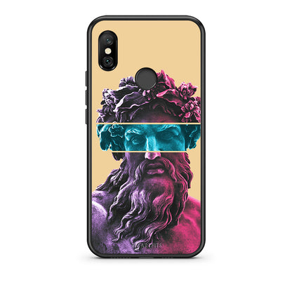 Xiaomi Redmi Note 6 Pro Zeus Art Θήκη Αγίου Βαλεντίνου από τη Smartfits με σχέδιο στο πίσω μέρος και μαύρο περίβλημα | Smartphone case with colorful back and black bezels by Smartfits
