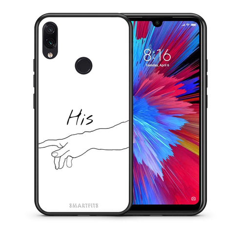 Θήκη Αγίου Βαλεντίνου Xiaomi Redmi Note 7 Aeshetic Love 2 από τη Smartfits με σχέδιο στο πίσω μέρος και μαύρο περίβλημα | Xiaomi Redmi Note 7 Aeshetic Love 2 case with colorful back and black bezels
