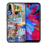 Thumbnail for Θήκη Xiaomi Redmi Note 7 All Greek από τη Smartfits με σχέδιο στο πίσω μέρος και μαύρο περίβλημα | Xiaomi Redmi Note 7 All Greek case with colorful back and black bezels