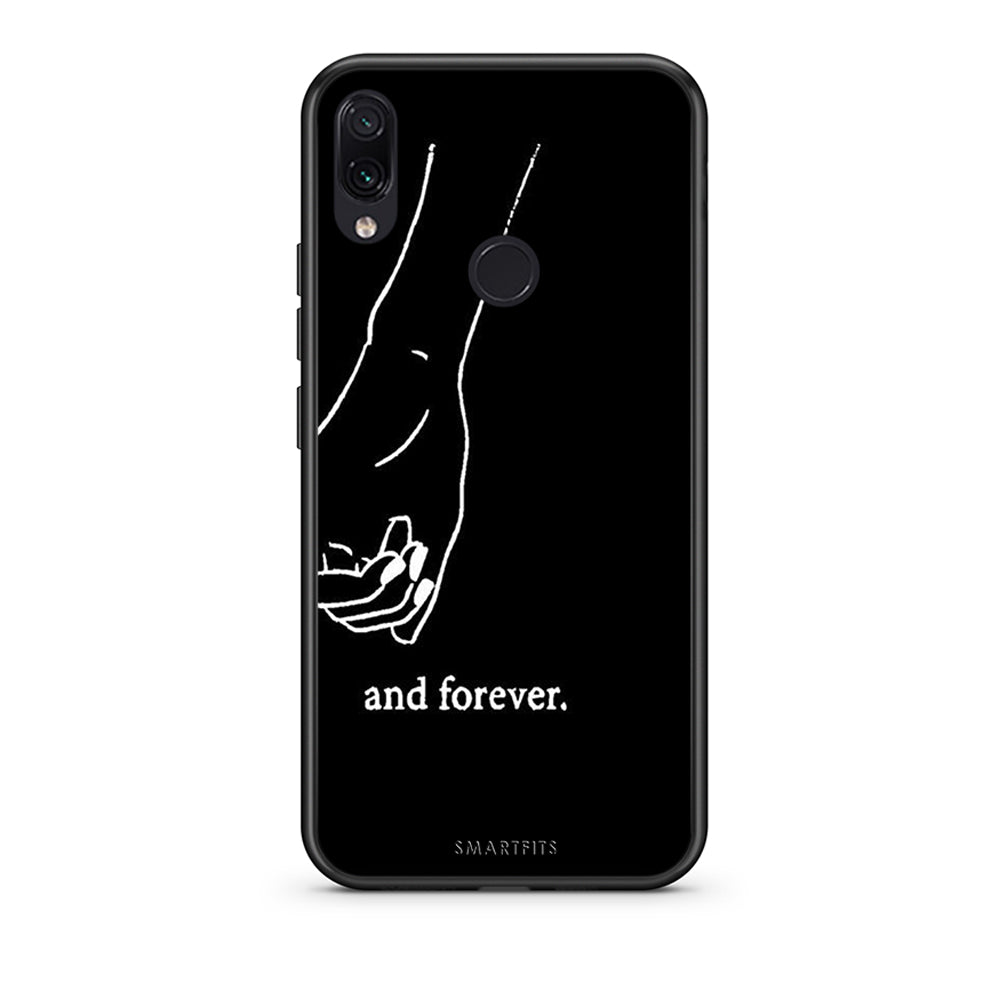 Xiaomi Redmi Note 7 Always & Forever 2 Θήκη Αγίου Βαλεντίνου από τη Smartfits με σχέδιο στο πίσω μέρος και μαύρο περίβλημα | Smartphone case with colorful back and black bezels by Smartfits