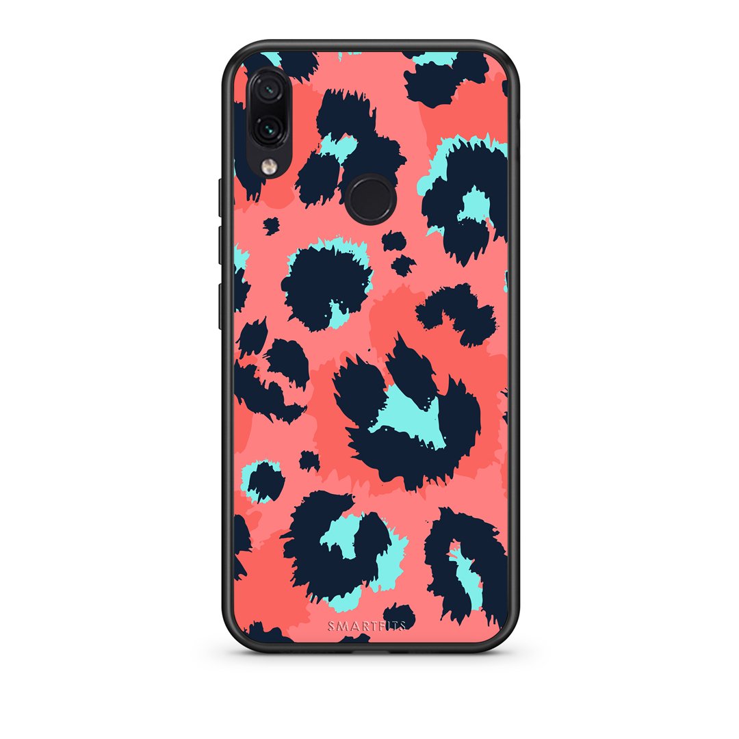 22 - Xiaomi Redmi Note 7  Pink Leopard Animal case, cover, bumper