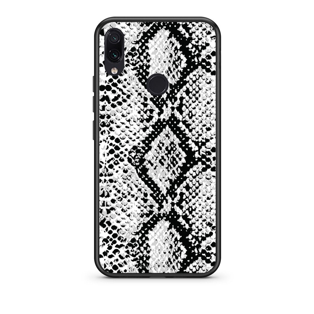 24 - Xiaomi Redmi Note 7  White Snake Animal case, cover, bumper