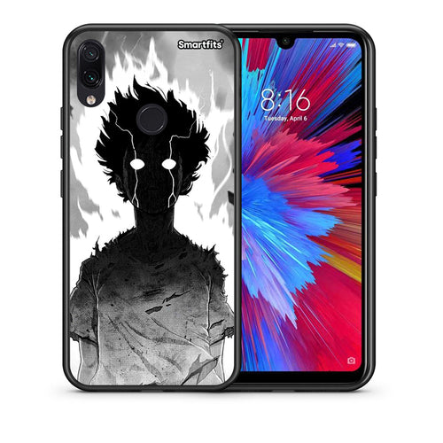 Θήκη Xiaomi Redmi Note 7 Anime Boy από τη Smartfits με σχέδιο στο πίσω μέρος και μαύρο περίβλημα | Xiaomi Redmi Note 7 Anime Boy case with colorful back and black bezels