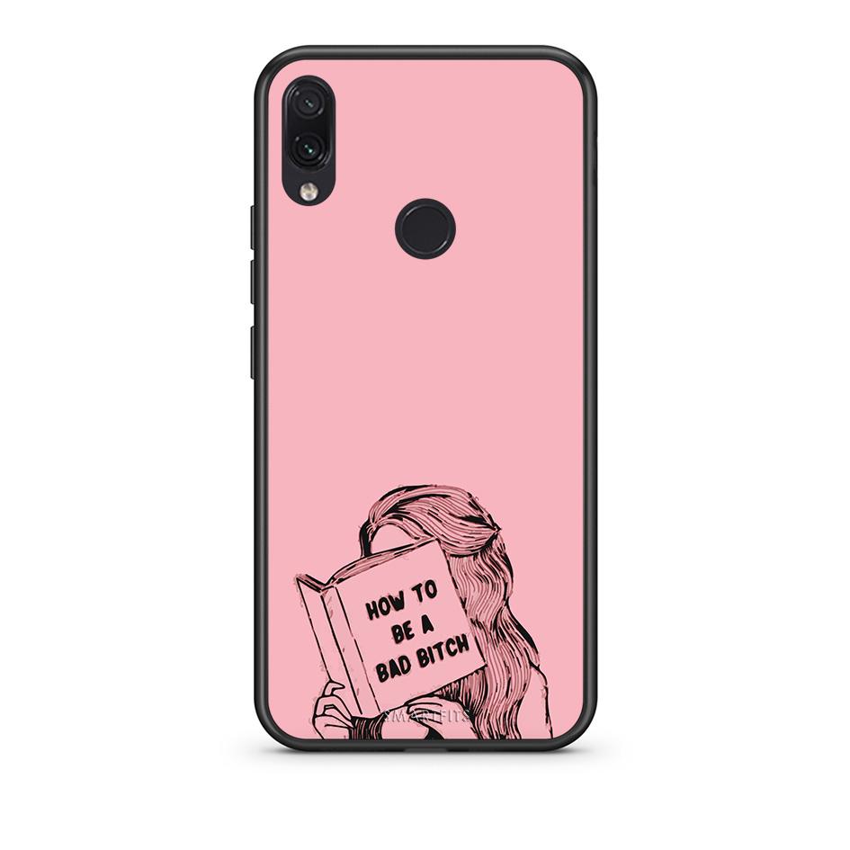 Xiaomi Redmi Note 7 Bad Bitch θήκη από τη Smartfits με σχέδιο στο πίσω μέρος και μαύρο περίβλημα | Smartphone case with colorful back and black bezels by Smartfits