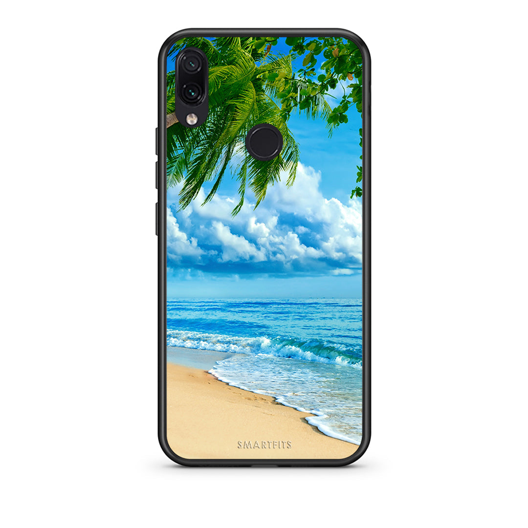 Xiaomi Redmi Note 7 Beautiful Beach θήκη από τη Smartfits με σχέδιο στο πίσω μέρος και μαύρο περίβλημα | Smartphone case with colorful back and black bezels by Smartfits