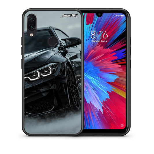 Θήκη Xiaomi Redmi Note 7 Black BMW από τη Smartfits με σχέδιο στο πίσω μέρος και μαύρο περίβλημα | Xiaomi Redmi Note 7 Black BMW case with colorful back and black bezels
