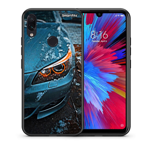 Θήκη Xiaomi Redmi Note 7 Bmw E60 από τη Smartfits με σχέδιο στο πίσω μέρος και μαύρο περίβλημα | Xiaomi Redmi Note 7 Bmw E60 case with colorful back and black bezels