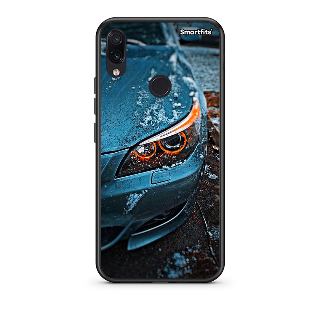 Xiaomi Redmi Note 7 Bmw E60 Θήκη από τη Smartfits με σχέδιο στο πίσω μέρος και μαύρο περίβλημα | Smartphone case with colorful back and black bezels by Smartfits