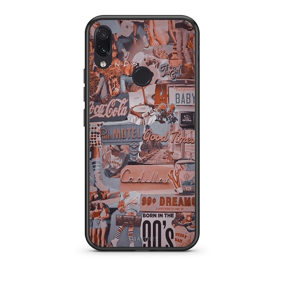 Xiaomi Redmi Note 7 Born In 90s θήκη από τη Smartfits με σχέδιο στο πίσω μέρος και μαύρο περίβλημα | Smartphone case with colorful back and black bezels by Smartfits
