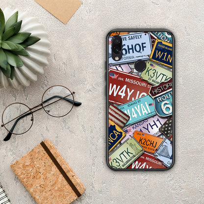 Car Plates - Xiaomi Redmi Note 7 θήκη