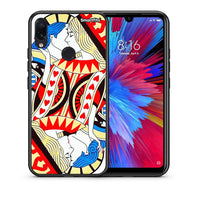 Thumbnail for Θήκη Xiaomi Redmi Note 7 Card Love από τη Smartfits με σχέδιο στο πίσω μέρος και μαύρο περίβλημα | Xiaomi Redmi Note 7 Card Love case with colorful back and black bezels