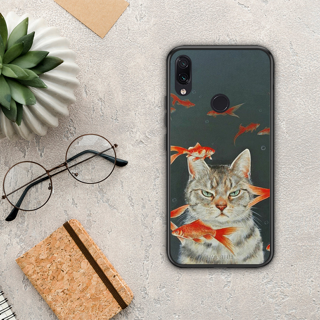 Cat Goldfish - Xiaomi Redmi Note 7 θήκη