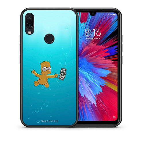 Θήκη Xiaomi Redmi Note 7 Chasing Money από τη Smartfits με σχέδιο στο πίσω μέρος και μαύρο περίβλημα | Xiaomi Redmi Note 7 Chasing Money case with colorful back and black bezels