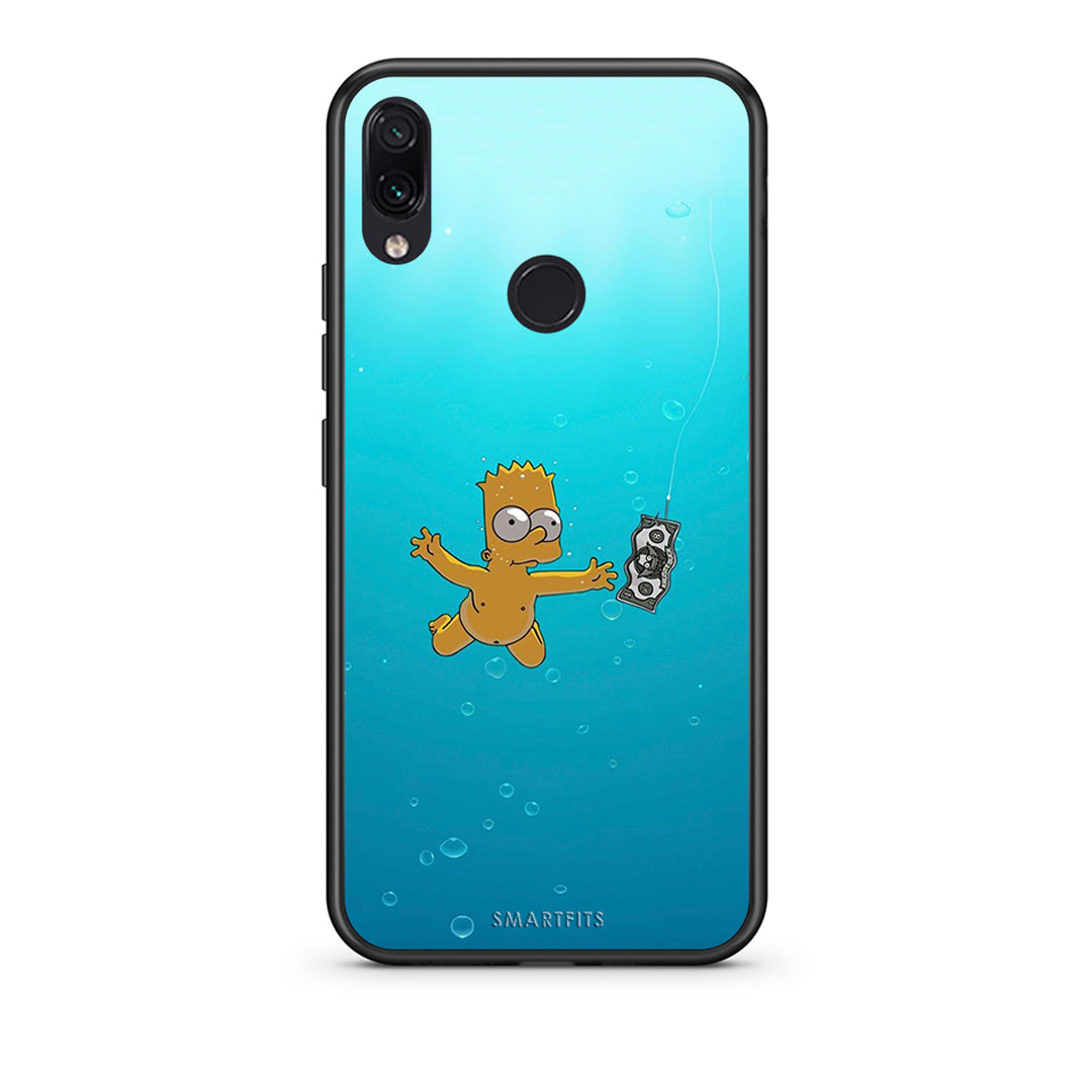 Xiaomi Redmi Note 7 Chasing Money θήκη από τη Smartfits με σχέδιο στο πίσω μέρος και μαύρο περίβλημα | Smartphone case with colorful back and black bezels by Smartfits