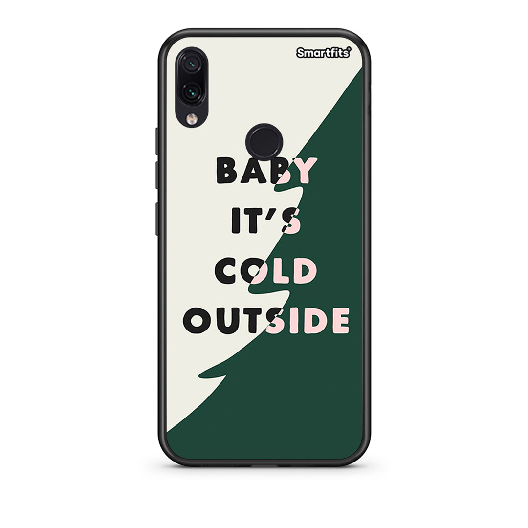 Xiaomi Redmi Note 7 Cold Outside θήκη από τη Smartfits με σχέδιο στο πίσω μέρος και μαύρο περίβλημα | Smartphone case with colorful back and black bezels by Smartfits