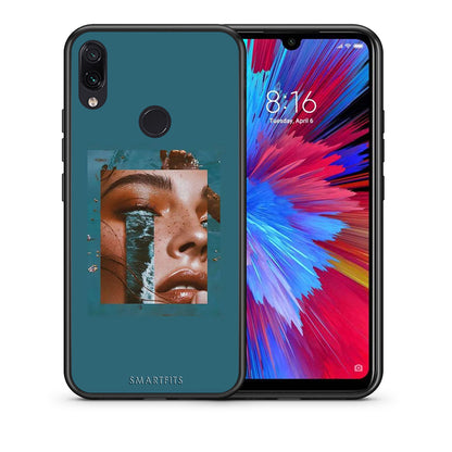 Θήκη Xiaomi Redmi Note 7 Cry An Ocean από τη Smartfits με σχέδιο στο πίσω μέρος και μαύρο περίβλημα | Xiaomi Redmi Note 7 Cry An Ocean case with colorful back and black bezels