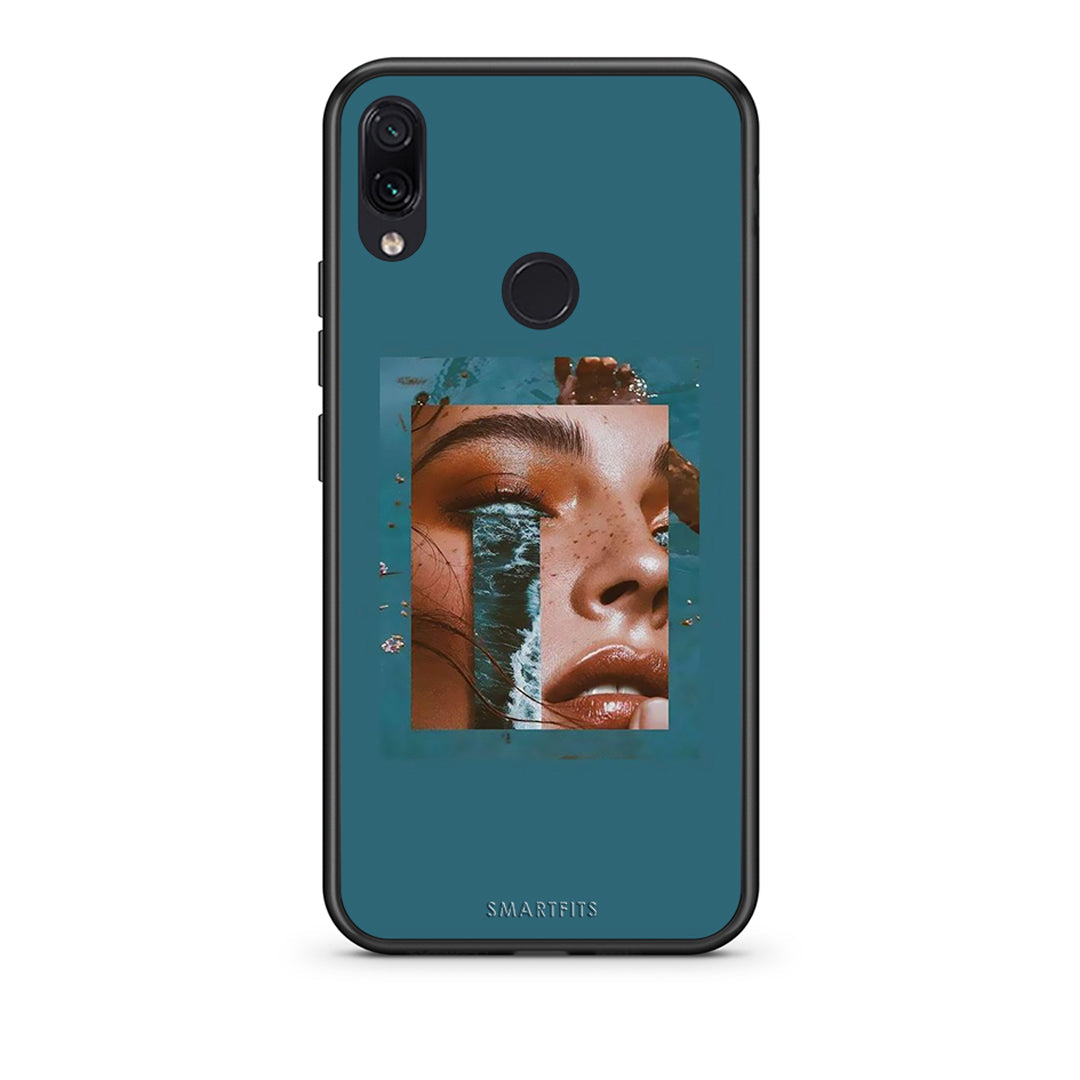 Xiaomi Redmi Note 7 Cry An Ocean θήκη από τη Smartfits με σχέδιο στο πίσω μέρος και μαύρο περίβλημα | Smartphone case with colorful back and black bezels by Smartfits