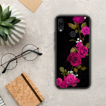 Flower Red Roses - Xiaomi Redmi Note 7 θήκη