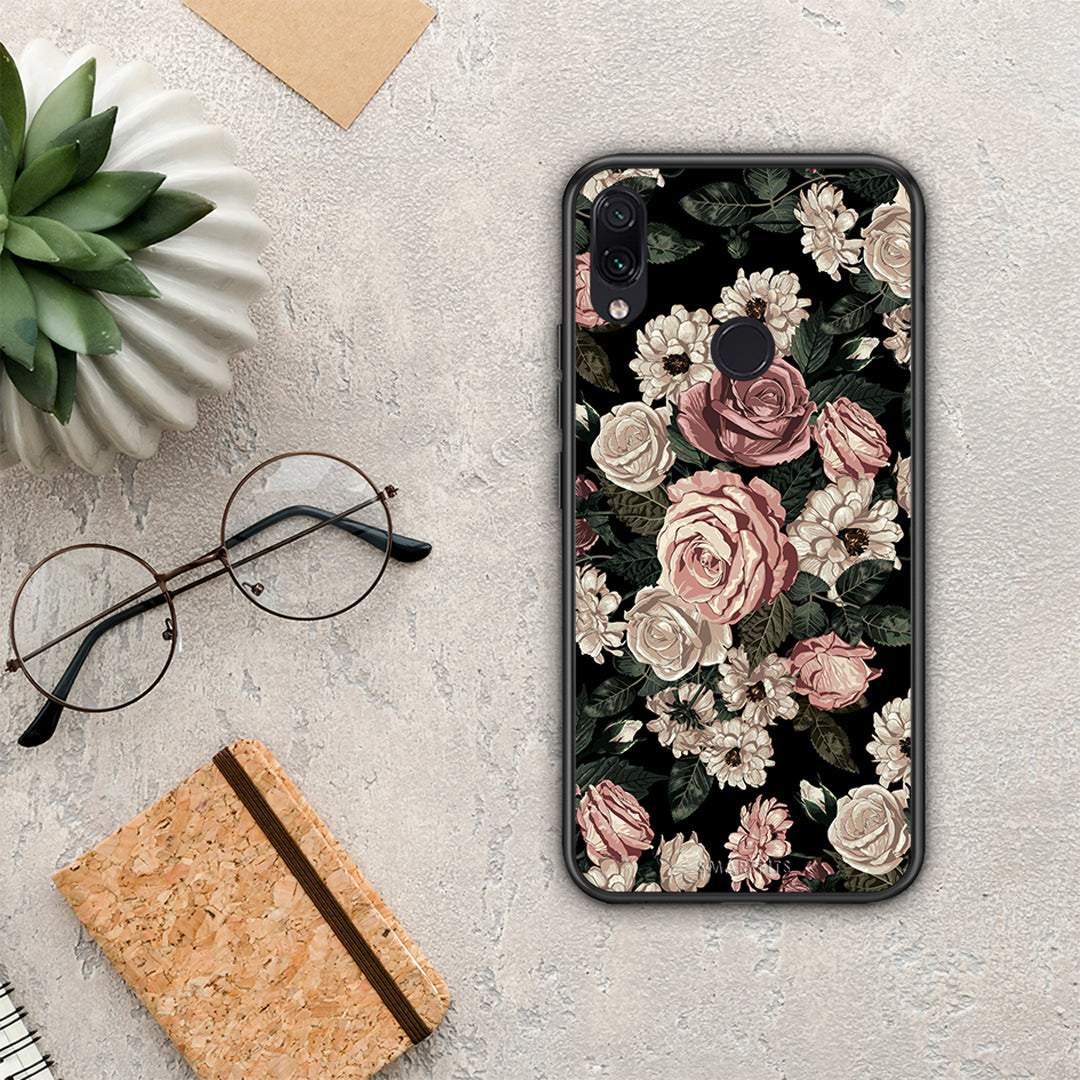 Flower Wild Roses - Xiaomi Redmi Note 7 θήκη