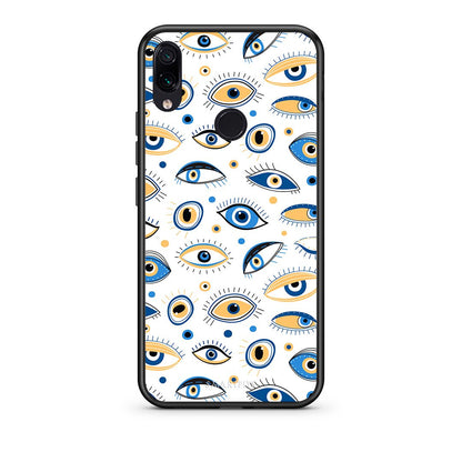 Xiaomi Redmi Note 7 Ftou Ftou θήκη από τη Smartfits με σχέδιο στο πίσω μέρος και μαύρο περίβλημα | Smartphone case with colorful back and black bezels by Smartfits