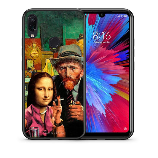 Θήκη Xiaomi Redmi Note 7 Funny Art από τη Smartfits με σχέδιο στο πίσω μέρος και μαύρο περίβλημα | Xiaomi Redmi Note 7 Funny Art case with colorful back and black bezels