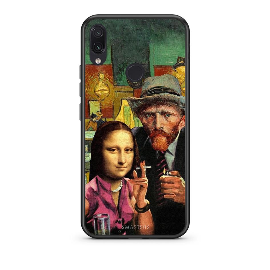 Xiaomi Redmi Note 7 Funny Art θήκη από τη Smartfits με σχέδιο στο πίσω μέρος και μαύρο περίβλημα | Smartphone case with colorful back and black bezels by Smartfits