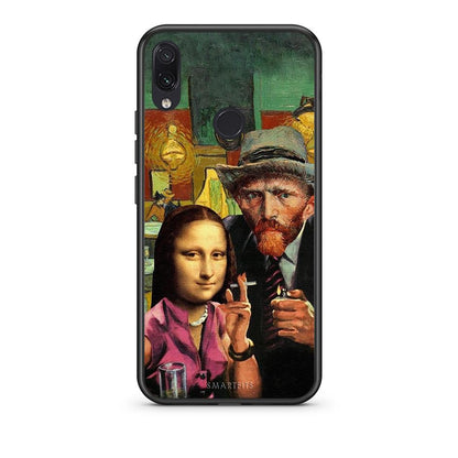 Xiaomi Redmi Note 7 Funny Art θήκη από τη Smartfits με σχέδιο στο πίσω μέρος και μαύρο περίβλημα | Smartphone case with colorful back and black bezels by Smartfits