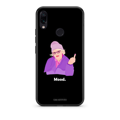 Xiaomi Redmi Note 7 Grandma Mood Black θήκη από τη Smartfits με σχέδιο στο πίσω μέρος και μαύρο περίβλημα | Smartphone case with colorful back and black bezels by Smartfits