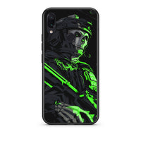 Thumbnail for Xiaomi Redmi Note 7 Green Soldier Θήκη Αγίου Βαλεντίνου από τη Smartfits με σχέδιο στο πίσω μέρος και μαύρο περίβλημα | Smartphone case with colorful back and black bezels by Smartfits