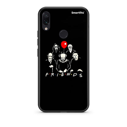 Xiaomi Redmi Note 7 Halloween Friends Θήκη από τη Smartfits με σχέδιο στο πίσω μέρος και μαύρο περίβλημα | Smartphone case with colorful back and black bezels by Smartfits